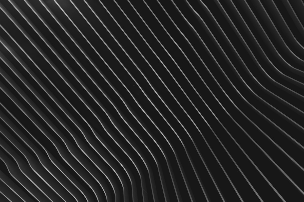 Light lines on a dark background